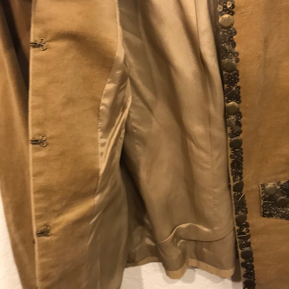 MICHAEL KORS studded embellished blazer bronze 2 - Picture 4 of 8